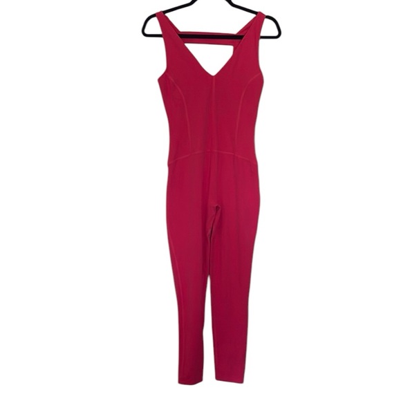 Free People Movement jumpsuit, electric sunset/coral color, size XS - Picture 3 of 8
